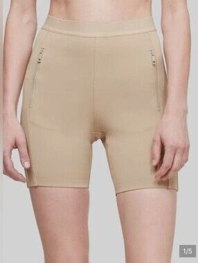New With Tags 3.1 Phillip Lim High-Rise Beige Bike Shorts Sz SX